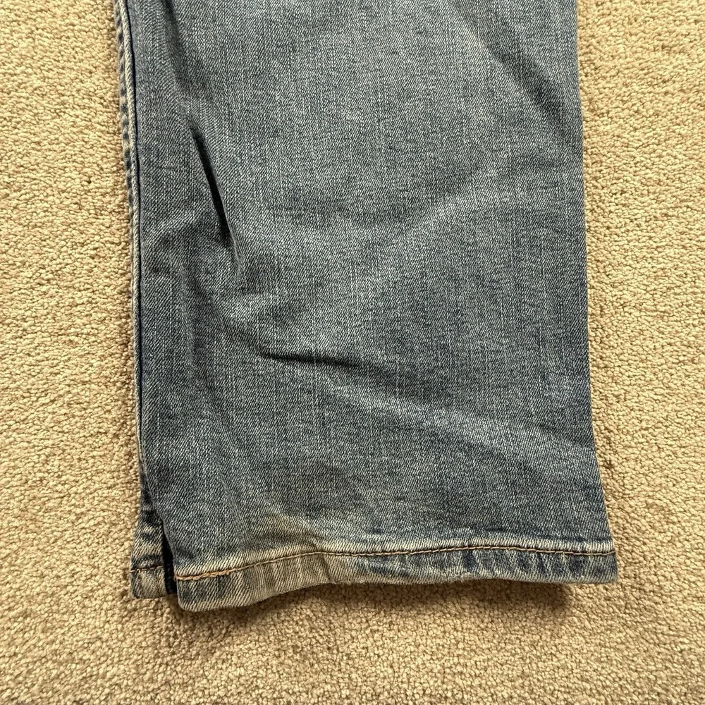 Levi's 505 Regular Fit Jeans Mens 40X32 Blue Denim Dark Wash Straight‎